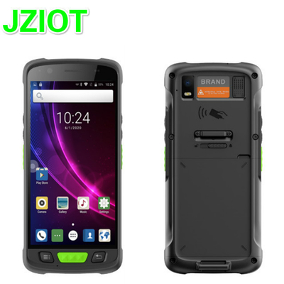 JZIOT V9000P 5.5 pulgadas portátil Android 9.0 UHF HF LF Lector RFID 1D 2D Escáner de códigos de barras PDA