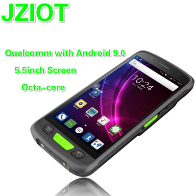 JZIOT V9000P 5.5 pulgadas Android 9.0 Lector de RFID UHF portátil con PDA de antena incorporada