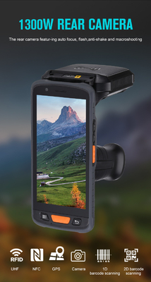 PDAs Android Computadora portátil robusta UHF RFID escáner de códigos de barras 2D Terminal de datos portátil
