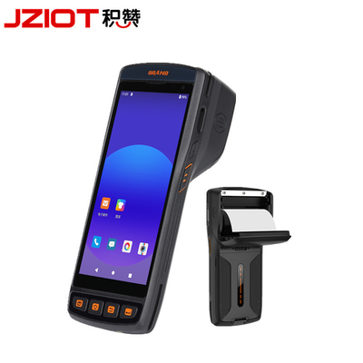 4G LTE IP65 PDA Terminal 3+32GB 5.5 pulgadas Android 11 Escáner de códigos de barras portátil PDA de recopilación de datos resistente con impresora en stock