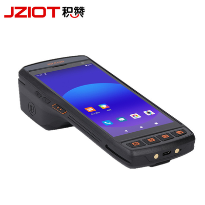 IP65 Terminal de código de barras portátil industrial Pda 4G robusto Pda Android 11 Pda con impresora térmica para inventario
